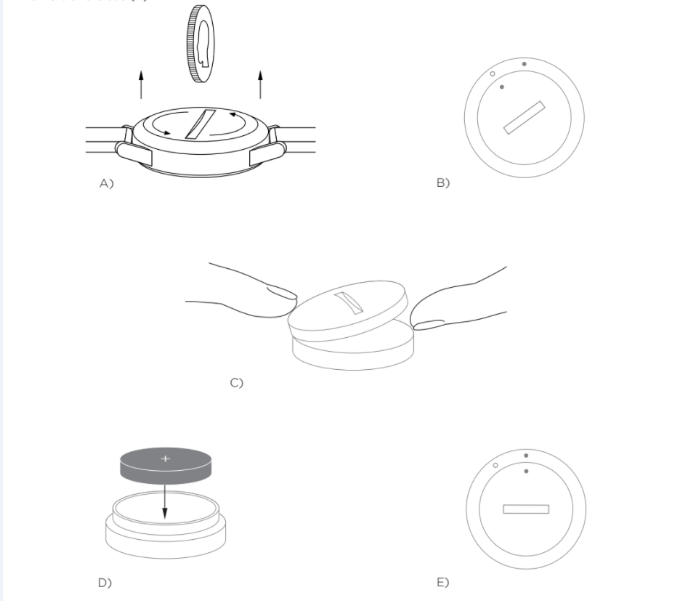 Fossil hybrid outlet batteries